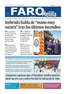 IMBRODA HABLA DE “MANO MUY OSCURA” TRAS LOS ÚLTIMOS INCENDIOS